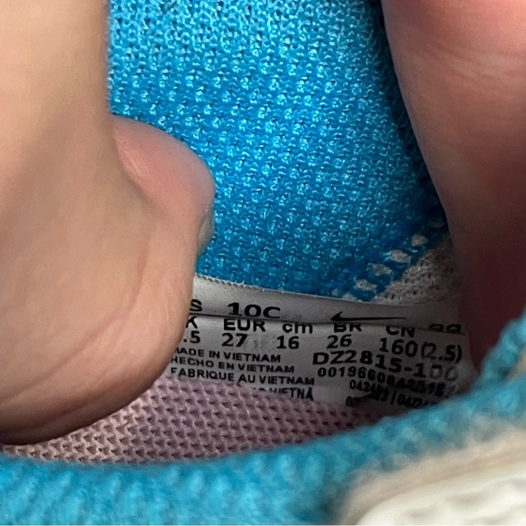 Nike Court legacy PS wild and free kids size 10 casual activewear athletic - Picture 8 of 8